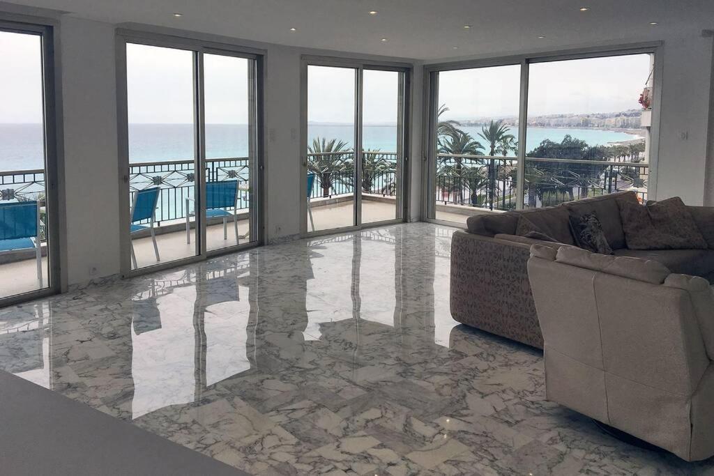 Promenade Des Anglais Amazing Sea View 140M2 3Br Νίκαια Εξωτερικό φωτογραφία